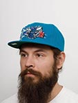 Бейсболка MITCHELL NESS арт. 6HSSSH21229-CHOTEAL Charlotte Hornets NBA (темно-бирюзовый)